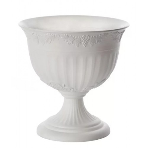 Вазон Ангара 8л. белое Ангарск/ Сибполимер